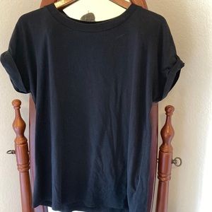 AllSaints Imogen Boy Tee size M/L in black
